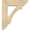 Ekena Millwork Imperial Slat Rough Sawn Bracket w/ Offset Brace, Douglas Fir, 8"W x 28"D x 32"H BKT0806X28X32IMP06RDF - alternate 2